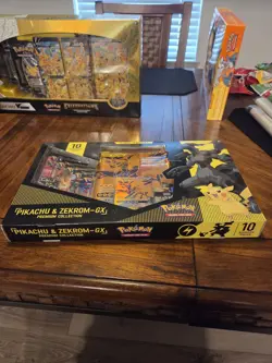 Pokemon TCG - Pikachu & Zekrom GX Premium Collection Box - Sealed - Image 2