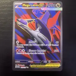 Mega Latias ex 163/132 Ultra Rare Full Art Pokemon TCG Mega Evolution NM/M - Image 1
