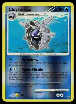 Pokemon Card - Cloyster Secret Wonders 47/132 Reverse Holo - Image 1