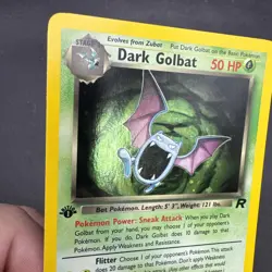 Pokemon Dark Golbat 1st Edition Holo WOTC 2000 Team Rocket 7/82 - Image 2