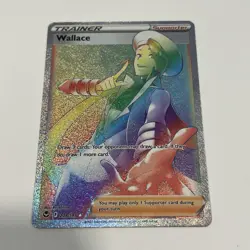Wallace (Secret Rare) - 208/195 - Silver Tempest - Pokemon TCG - NM - Holo - Image 1