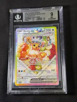 Pokemon TCG Eevee EX 174 SV Scarlet & Violet Black Star Promo BGS/Beckett 9.0 - Image 2