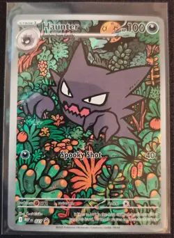 Haunter 027 Me: Mega Evolution Promo Black Star Holo Illustration Rare Pokemon - Image 1
