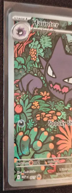 Haunter 027 Me: Mega Evolution Promo Black Star Holo Illustration Rare Pokemon - Image 2