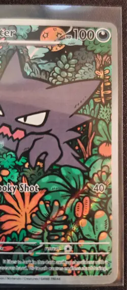 Haunter 027 Me: Mega Evolution Promo Black Star Holo Illustration Rare Pokemon - Image 3