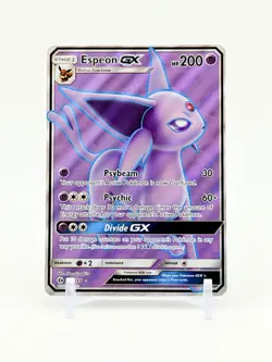 Espeon GX 140/149 Pokemon TCG Sun & Moon Base Set Full Art Holo Rare - Image 1