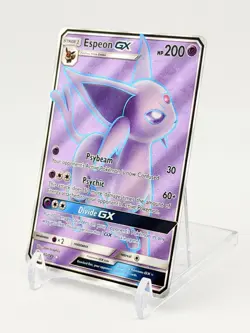 Espeon GX 140/149 Pokemon TCG Sun & Moon Base Set Full Art Holo Rare - Image 2