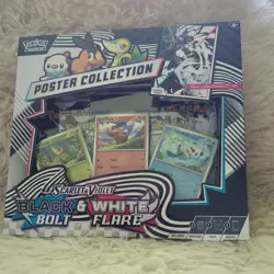 Pokemon Black Bolt And White Flare Unova Poster Collection Box New Sealed - Image 1