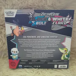 Pokemon Black Bolt And White Flare Unova Poster Collection Box New Sealed - Image 2