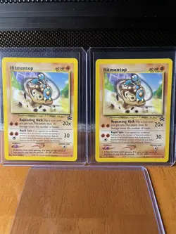 Pokemon TCG Hitmontop 37 WOTC Black Star Promo x2 - NM - Image 1
