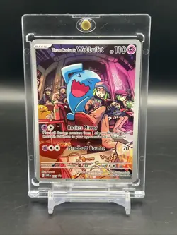 Pokemon TCG: Destined Rivals Team Rockets Wobbuffet Promo 203 - Image 1