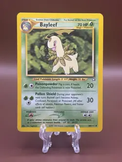 Bayleef 28/111 Uncommon Neo Genesis Pokemon Card - Image 1