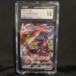 CGC 10 GEM MINT Umbreon VMAX 2021 Evolving Skies 095/203 Holo Pokemon Card - Image 1