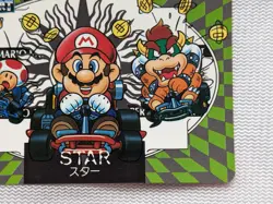 Mario Star Super Mario Kart Banpresto No.20 Japanese Card 1993 Nintendo - Image 4