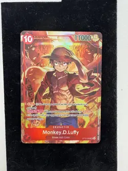One Piece Treasure Booster Promo Card Monkey D Luffy ST10-006 Alternate Art - Image 2