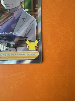 Professor's Research Trainer Card Supporter Professor Oak Pokemon 054/025 - Image 4