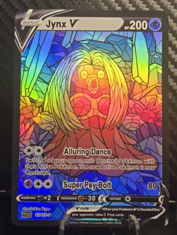 LAST SET Jynx & Scyther CUSTOM Stained Glass Holo Cards -Display Only - Image 2