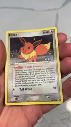 Pokemon Eevee EX Unseen Forces Stamped Reverse Holo Card 55/115 TCG - Image 2