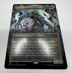Kozilek, Butcher of Truth (Borderless) #336 (Foil) Double Masters 2022 MTG NM - Image 1