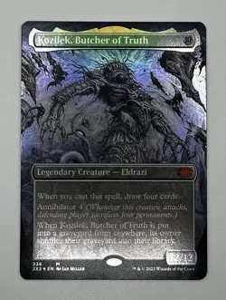 Kozilek, Butcher of Truth (Borderless) #336 (Foil) Double Masters 2022 MTG NM - Image 3
