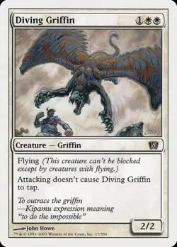 1x Diving Griffin NM Eng MTG - Eighth Edition - Image 1