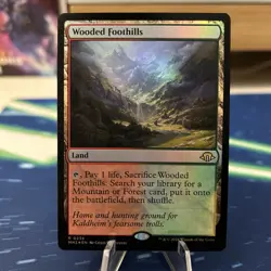 Wooded Foothills FOIL 0236 NM - MTG Magic the Gathering Modern Horizons 3 (MH3) - Image 1