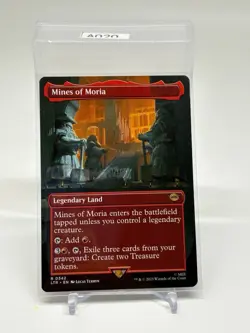 BORDERLESS FOIL - Mines of Moria (342) - MTG - LOTR Lord of the Rings - NM - Image 1