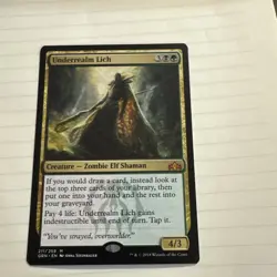 MTG Underrealm Lich Guilds of Ravnica 211/259 Regular Mythic - Image 1