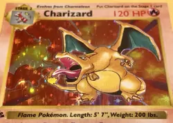 PSA 8 NM-MINT Charizard 4/102 1ST EDITION English Base Set HOLO RARE Pokemon - Image 2