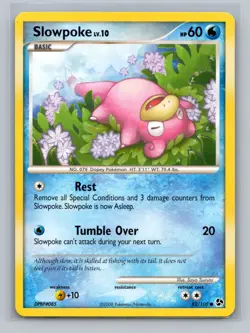 Pokemon TCG Slowpoke 82/106 Great Encounters Normal MP - Image 1