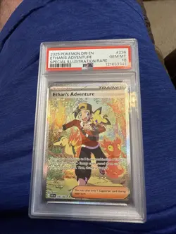 Pokemon TCG Ethan's Adventure Sir 236/182 Sv10: Destined Rivals PSA 10 - Image 1