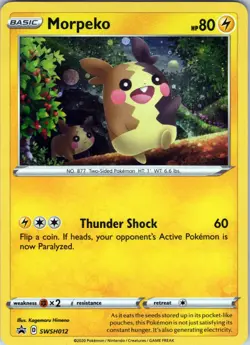 Morpeko SWSH012 - Pokemon TCG Sword & Shield Black Star Promos - Holo (NM) - Image 1