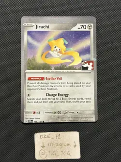 MISCUT ERROR - Pokemon Play Prize Pack Series 5 - Jirachi - 126/182 - Holo Rare - Image 2