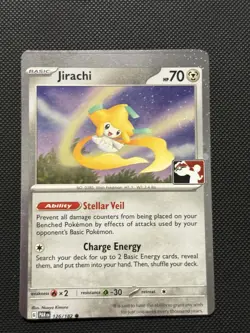 MISCUT ERROR - Pokemon Play Prize Pack Series 5 - Jirachi - 126/182 - Holo Rare - Image 3