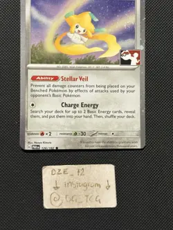 MISCUT ERROR - Pokemon Play Prize Pack Series 5 - Jirachi - 126/182 - Holo Rare - Image 5