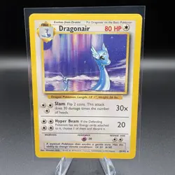 Pokemon TCG Dragonair Base Set 18/102 Non-Holo Unlimited Rare, MP Condition - Image 1
