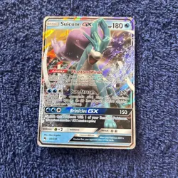 Pokemon TCG Suicune GX 60/214 SM Lost Thunder Ultra Rare Holo NM - Image 1