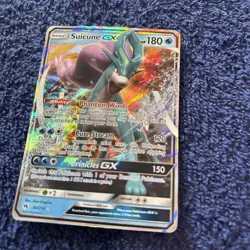 Pokemon TCG Suicune GX 60/214 SM Lost Thunder Ultra Rare Holo NM - Image 2