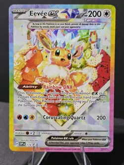 Eevee ex SVP-EN 174 Black Star Promo Prismatic Evolutions UPC Pokemon TCG - Image 1