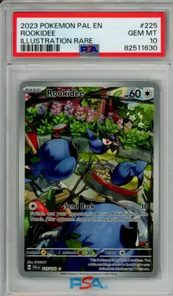 2023 POKEMON PAL EN-PALDEA EVOLVED ILLUSTRATION RARE #225 ROOKIDEE PSA 10 - Image 1