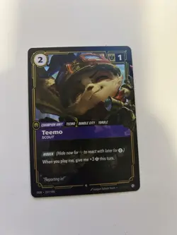 Riftbound Teemo TCG Card 197 League of Legends English Pack Fresh! - Image 1