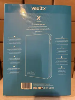 VaultX Binder Neon Blue 9 POCKET Exo-Tec Zip Binder BRAND NEW Holds 360 Cards - Image 2