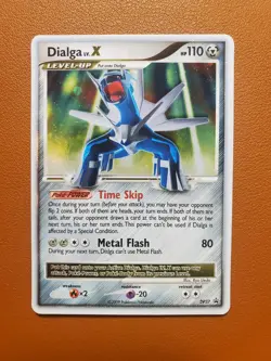 Dialga LV. X DP37 Diamond and Pearl Holo Rare Black Star Promo NM Pokemon Card - Image 1