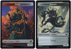 MTG Strixhaven - Spirit 3/2 & Inkling 2/1 [Token] (Foil) - Image 1