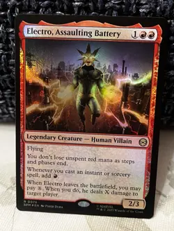 MTG | Electro, Assaulting Battery [Spiderman] ✨FOIL✨ - Image 1