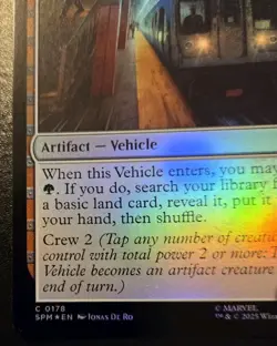 Subway Train 0178 Foil Common Spider-Man Magic: The Gathering - Image 4