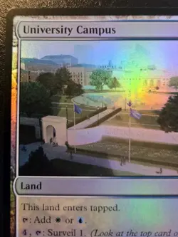 University Campus 0186 Foil Land Spider-Man Magic: The Gathering - Image 2