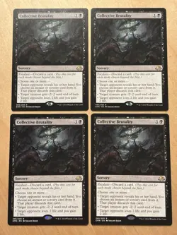 MTG Magic the Gathering 1x Collective Brutality Eldritch Moon LP - Image 1