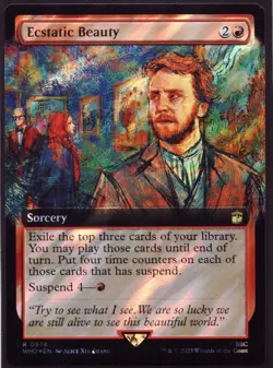 Ecstatic Beauty - 974 Extended - Surge Foil - MTG Doctor Who - Image 1