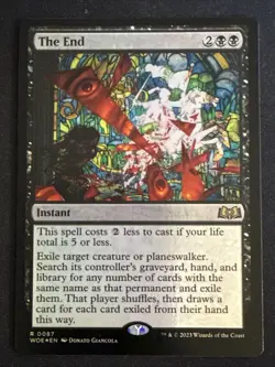 1x Foil The End (87) Wilds of Eldraine LP MTG Magic the Gathering x1 MKE - Image 1